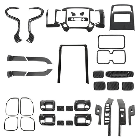 For 2014-2017 Chevy Silverado 1500/ GMC Sierra 37pcs Interior Decor Cover Trim Kit