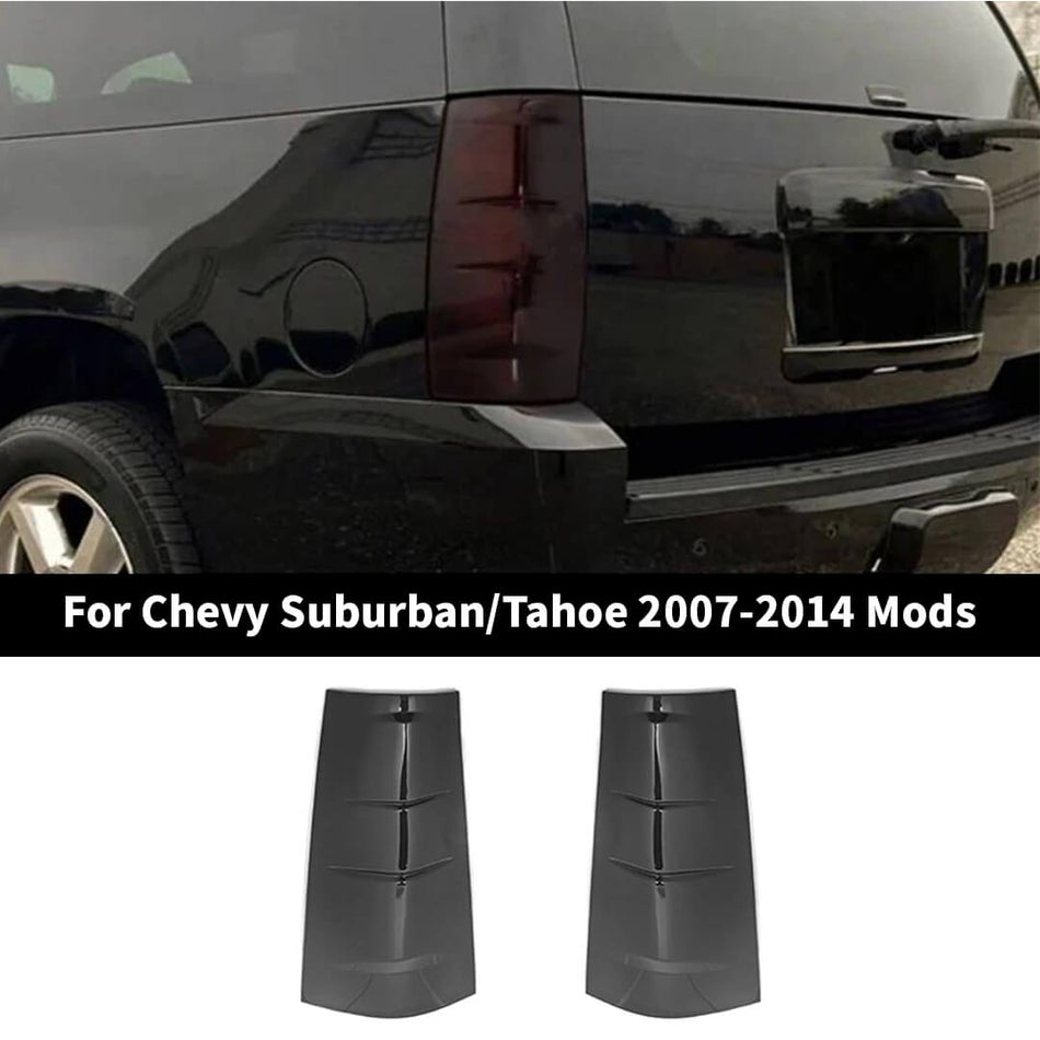 For 2007-2014 Chevy Suburban/Tahoe Exterior Rear Taillight Lamp Trim Cover (2 pcs)