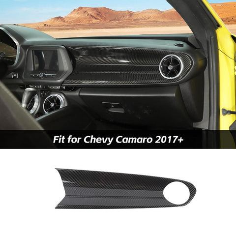 For 2016+ Chevy Camaro Center Console Co-pilot Dashboard Panel Cover Trim