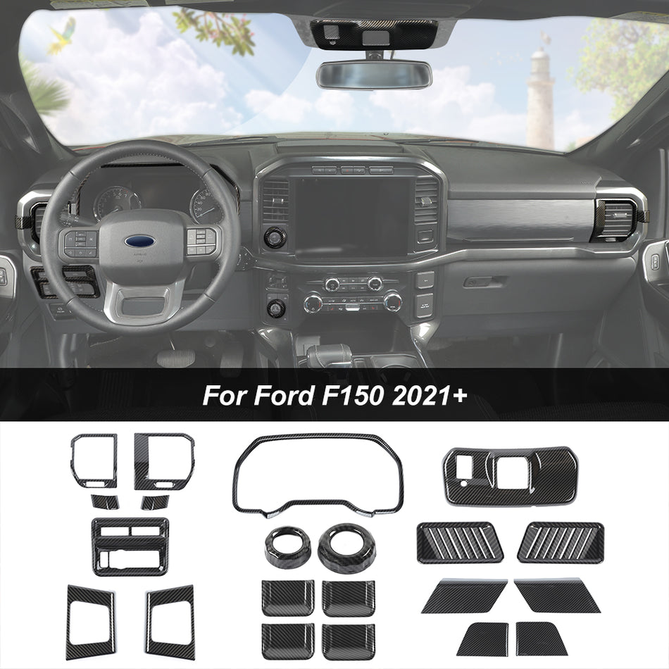 For 2021+ Ford F150 21x Interior Decoration Trim Kit