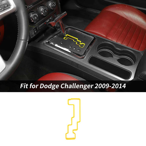 For 2009-2014 Dodge Challenger Center Gear Shift Knob Panel Trim Cover