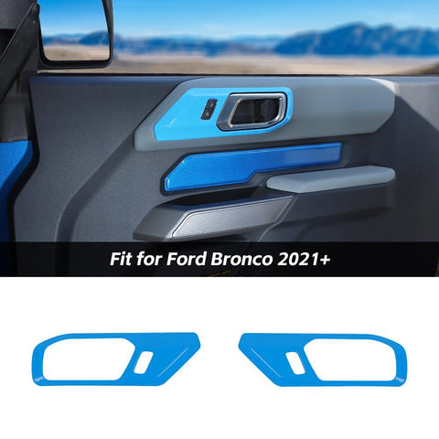 Interior Door Handle Decoration Cover Trim For Ford Bronco 2021+ 2-Door Accessories | CheroCar