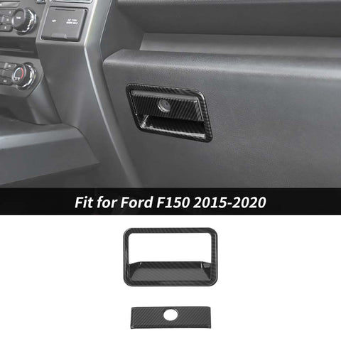 CoPilot Organizer Storage Box Handle Cover Trim For Ford F150 2015-2020 Accessories | CheroCar