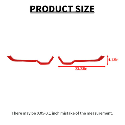 For 2010-2017 Dodge RAM Interior Front Door Storage Box Cover Trim Strips