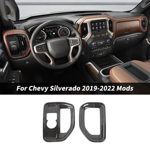 For 2019-2022 Chevy Silverado/GMC Sierra Dash Sides AC Air Vent Trim Cover