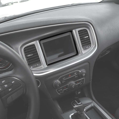 GPS Navigation Screen Frame Trim Bezels For Dodge Charger 2011+ Accessories | CheroCar