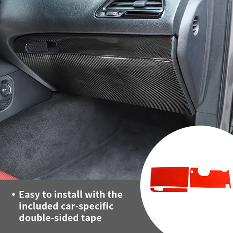 For 2015+ Dodge Challenger Central Control Anti-kick Panel Trim Cover Decor Sticker