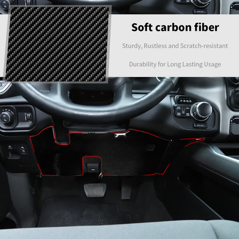 For 2018+ Dodge RAM Steering Wheel Under Anti-kick Panel Trim Cover