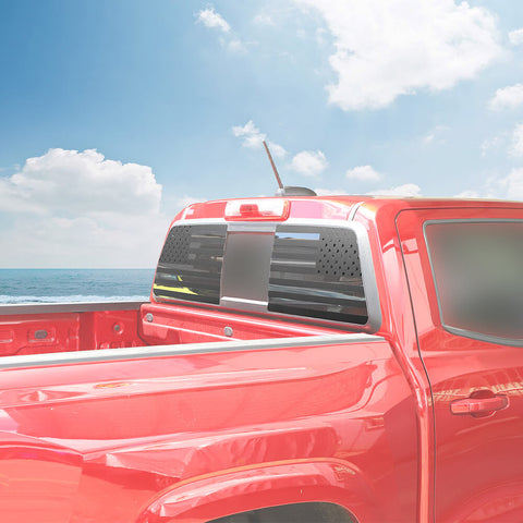 For 2023+ Chevy Colorado/GMC-CANYON Rear Window Glass Decal Sticker Trim Cover