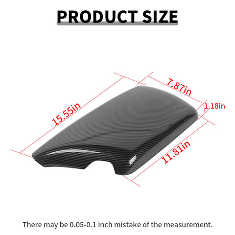 For 2015+ Dodge Challenger Console Armrest Box Panel Cover Trim Decor