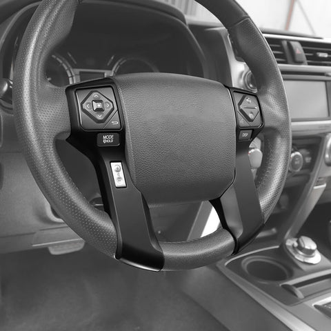 For 2010-2023 Toyota 4Runner Steering Wheel Cover Decor Trim Bezel Frame