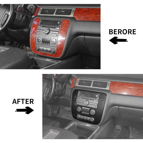 Center Console GPS Navigation Panel Trim Cover For Chevy Suburban/GMC Sierra/Avalanche 2007-2013 Accessories | CheroCar