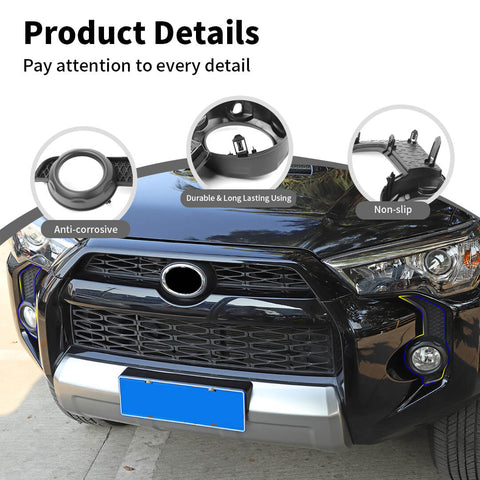 For 2014-2023 4Runner SR5/TRD Pro Front Fog Lamp Light Frame Trim Cover