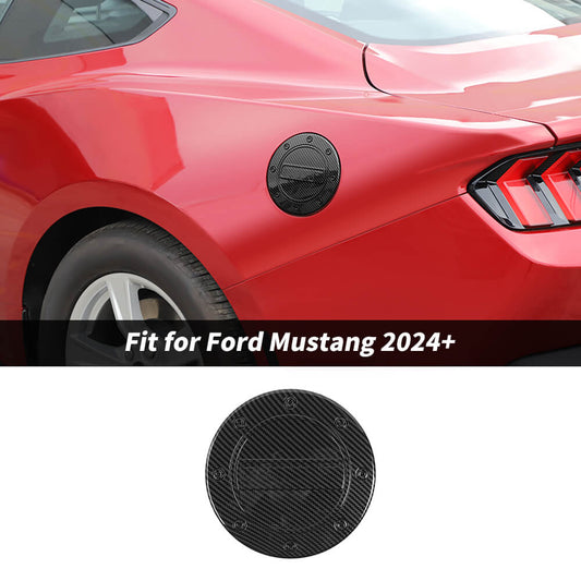 For 2024+ Ford Mustang Fuel Gas Tank Cap Cover Trim