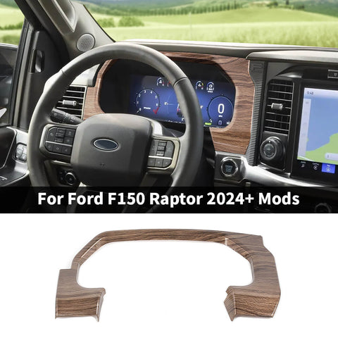 For 2024+ Ford F150 Raptor Dashboard Instrument Display Panel Trim Cover Decor