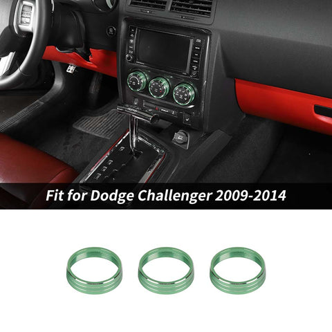 Air Conditioner Knob Cover Trim for Dodge Challenger 2009-2014｜CheroCar