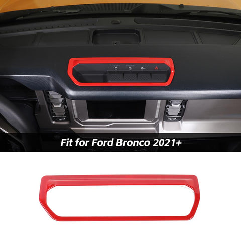 Front Differential Control Switch Panel Trim Decor Cover For Ford Bronco 2021+ Accessories | CheroCar