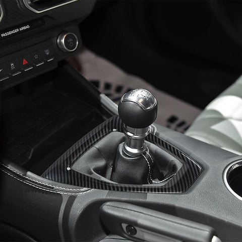For 2024+ Ford Mustang Interior Center Console Gear Shift Panel Cover Trim