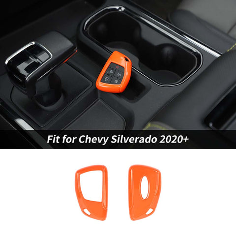 Key Fob Cover Case Protector Shell For Chevy Silverado/Suburban/Tahoe 2020+ Accessories | CheroCar