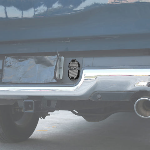 For 10+ Dodge Ram/14-21 Chevy Silverado/Colorado/Ford 09-19 F150/21+ Bronco/14-20 GMC Sierra/CANYON Trailer Power Socket Trim