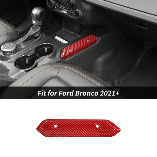 For 2021+ Ford Bronco Console Gear Shift Side Handle Trim Cover