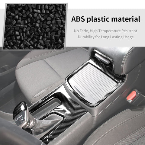 For 2015+ Dodge Charger 4 x Gear Shift Panel Shift Knob Cup Holder Panel Trim Decor