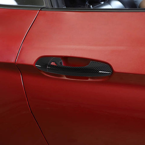 For 2015-2023 Ford Mustang Car Door Handle Cover Trim Overlay Shell