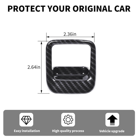 For 2024+ Ford Mustang Interior Electronic Handbrake Button Cover Trim