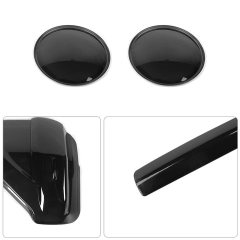 For 2014-2023 4Runner Smoked Black Front Fog Light Taillight High Brake  Lamp Cover Trim Kit