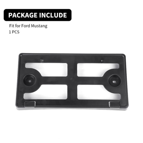 For 2024+ Ford Mustang Front License Plate Bracket Mount Nameplate Holder