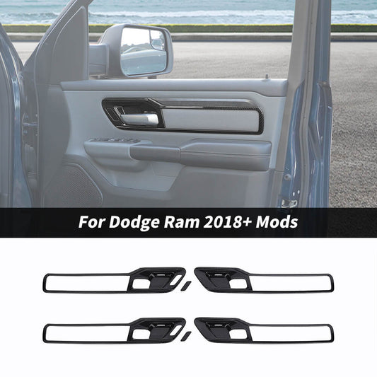 For 2018+ Dodge RAM Inner Door Handle Bowl Panel Frame Cover Trim