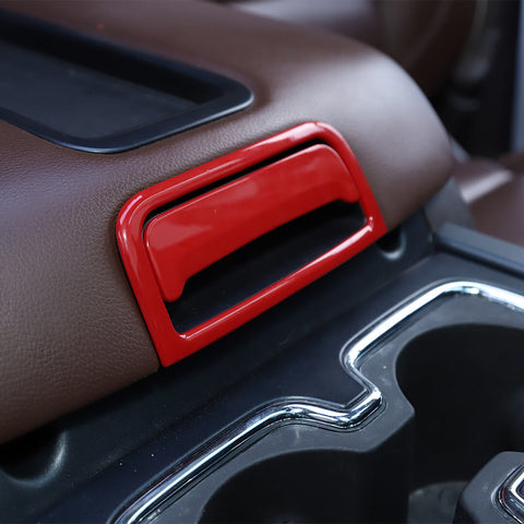 For 2014-2017 Chevy Silverado/Suburban/Tahoe/GMC-SIERRA/YUKON Interior Armrest Box Swtich Rear Air Vent Panel Trim Cover Kit (4 pcs)