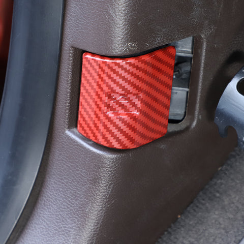 Engine Hood Switch Button Cover Trim For Ford F150 2009+ Red Carbon Fiber｜CheroCar