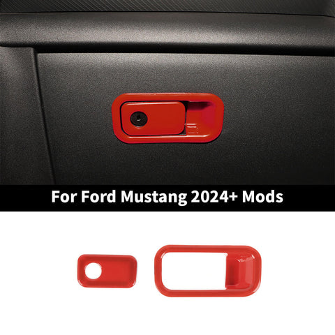 For 2024+ Ford Mustang Co-pilot Armrest Storage Box Switch Cover Trim