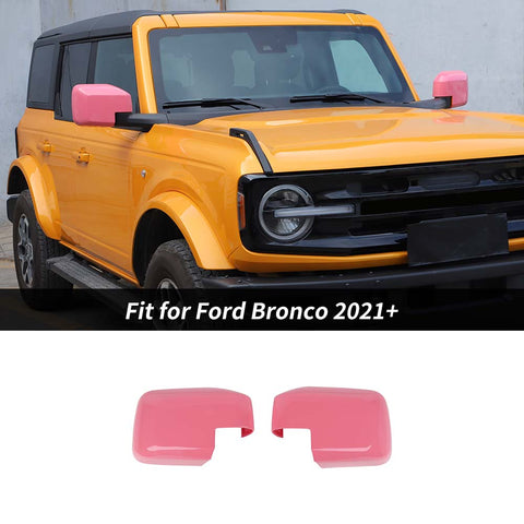 Side Rearview Mirror Caps Cover For Ford Bronco 2021+ Accessories｜CheroCar