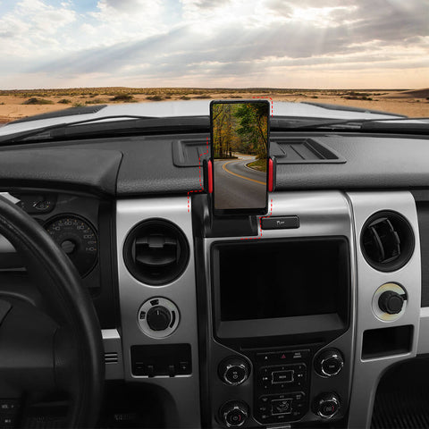 For 2013-2014 Ford F150 Raptor Center Console Dashboard Mobile Cell Phone Holder Bracket Stand