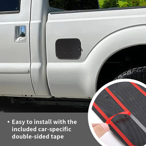For 2008-2016 Ford F250/F350/F450/F550 Gas Cap Fuel Door Gas Tank Cover Trim