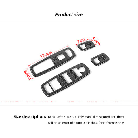 Window Lift Switch Panel Cover Trim for Dodge Charger 2011+ & Durando 2011+ & Ram 2010-2017｜CheroCar