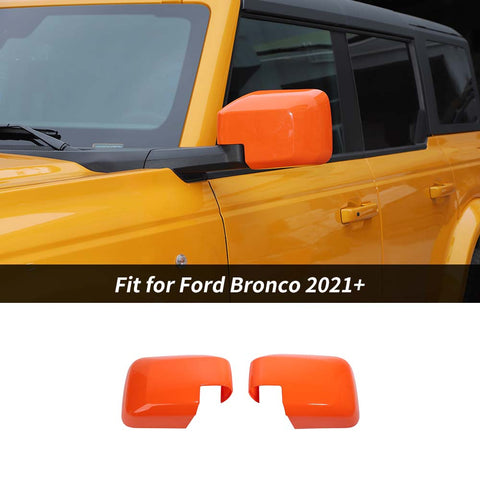 Side Rearview Mirror Caps Cover For Ford Bronco 2021+ Accessories｜CheroCar