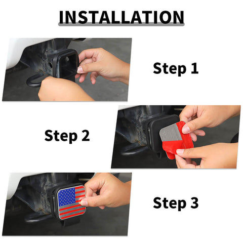 For Universal Car Trailer Hitch Cover Trailer Hook Dustproof Plug Square Mouth Protector