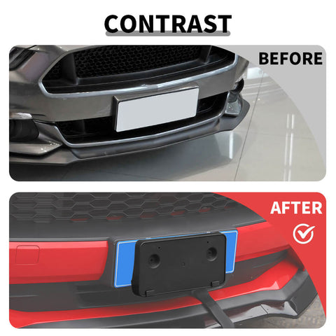 For 2015-2017 Ford Mustang Front Mount License Plate Tag Holder Screws Set