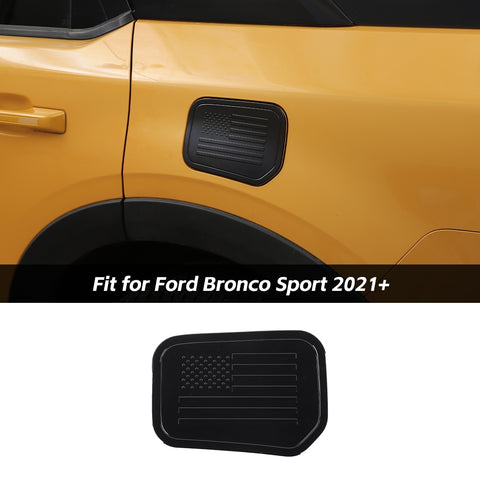 Fuel Filler Door Tank Gas Cap Cover Trim For Ford Bronco Sport 2021+ US Flag Accessories | CheroCar