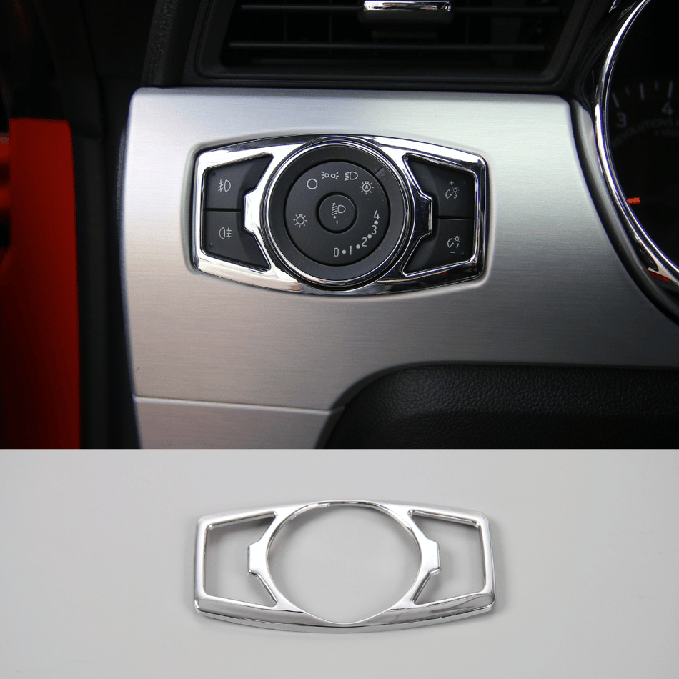 For 2015-2023 Ford Mustang & 2015-2020 F150 Headlight Switch Knob Cover Trim