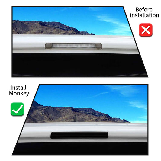 For 2010-2023 Toyota 4Runner Rear 3rd Brake High Light Decor Cover Trim Bezels