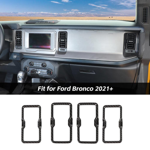 Air Conditioner Vent Outlet Decor Frame Trim Covers For Ford Bronco 2021+ Accessories | CheroCar