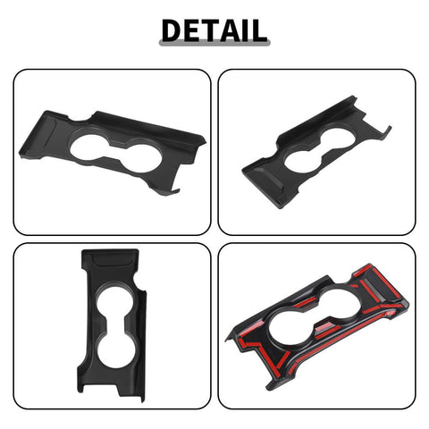 For 2021+ Ford Bronco Center Console Gear Shift Box Cup Holder Storage Trim
