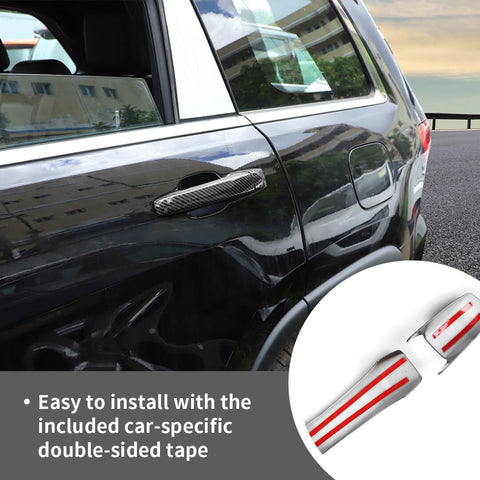 For 2011-2020 Dodge Durango Exterior Car Door Handle Shell Decor Cover Trim