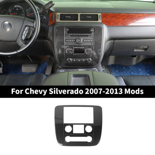 For 2007-2013 Chevy Suburban/ Avalanche/ Tahoe & GMC Sierra/ Yukon Center Console GPS Navigation Panel Trim Cover
