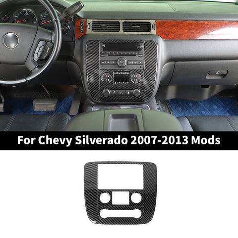For 2007-2013 Chevy Suburban/ Avalanche/ Tahoe & GMC Sierra/ Yukon Center Console GPS Navigation Panel Trim Cover