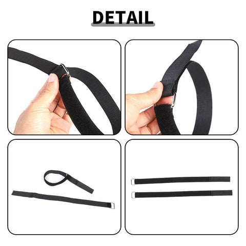 Fit for universal car Soft Top Rear Window Roll-Up Snap Straps